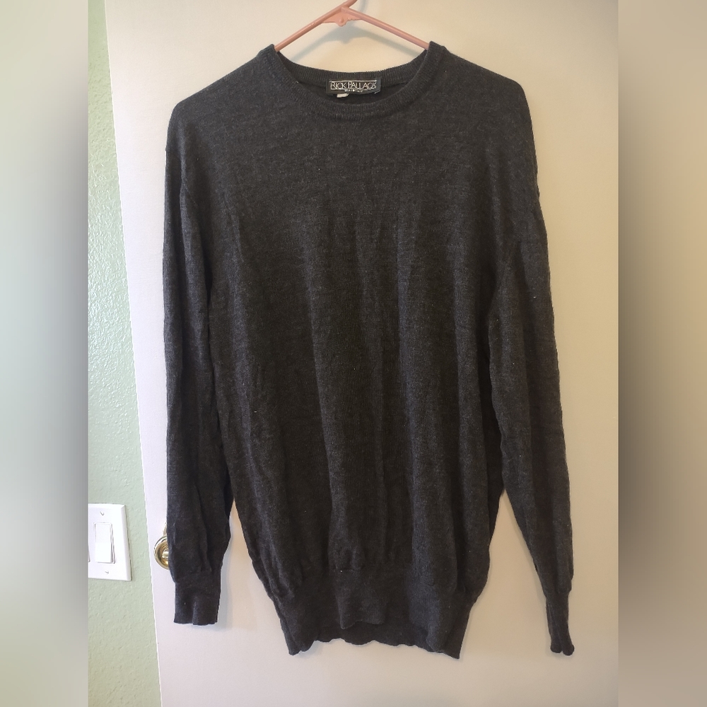 Rick Pallack Pure Wool Warm Thick. Soft Winter Vintage Long Sleeve Shirt Large